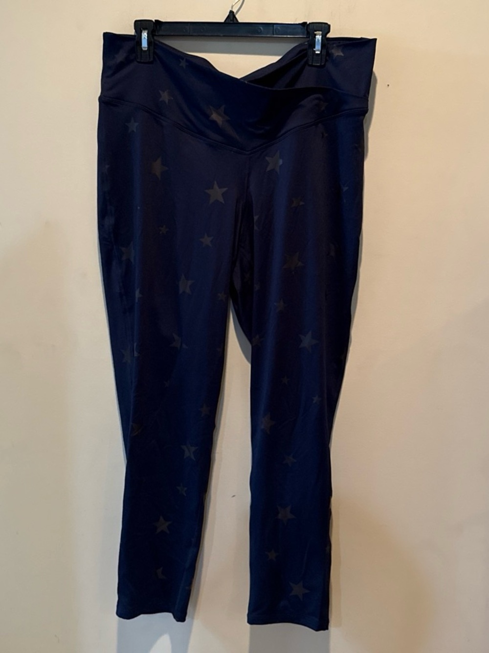 Womenβs Navy Star Print Leggings